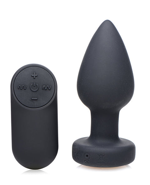 Booty Sparks Silicone Vibrating Led Plug - Small