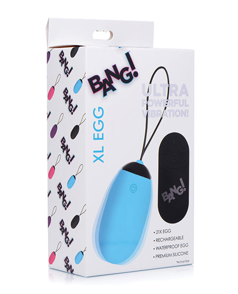 Bang! Xl Vibrating Egg - Blue