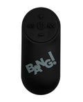 Bang! Vibrating Bullet W- Remote Control - Black