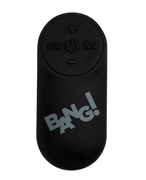 Bang! Vibrating Bullet W- Remote Control - Blue