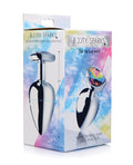 Booty Sparks Rainbow Prism Heart Anal Plug - Large